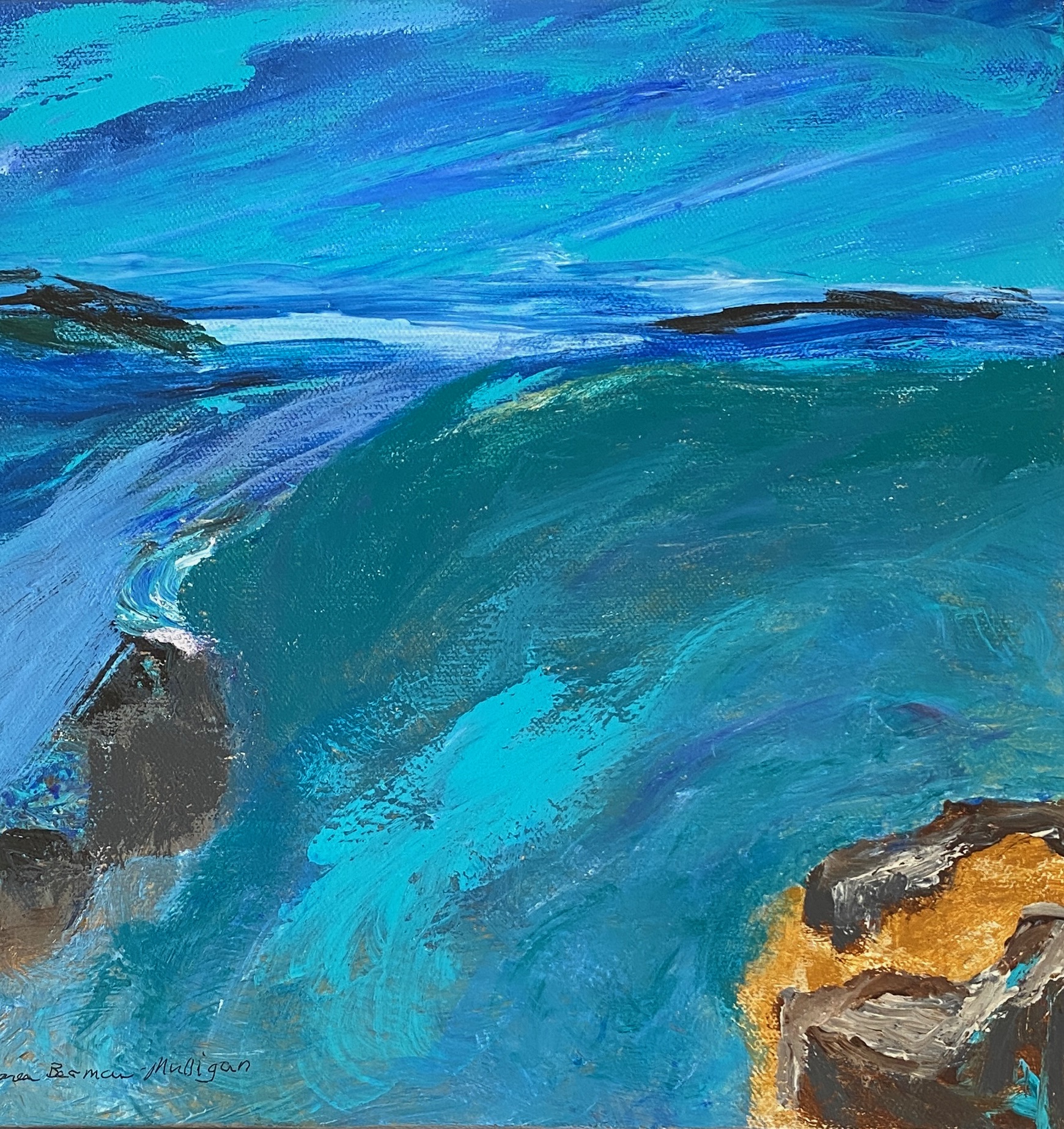 acrylic painting on canvas